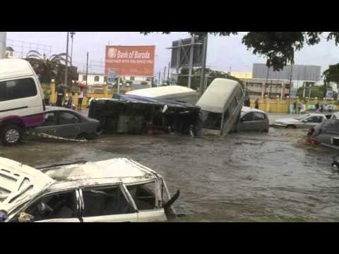 inondation Mortelle a Port Louis Samdi 30 Mars 2013