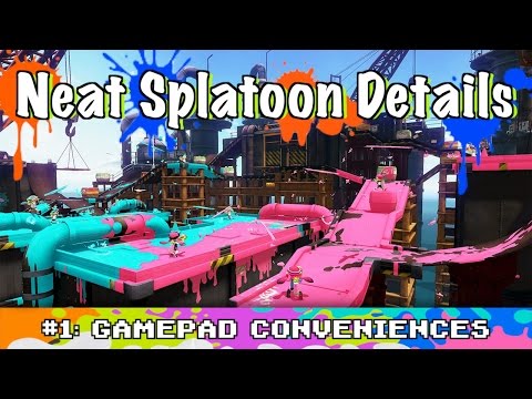 Five Neat Splatoon Details (#1): GamePad conveniences