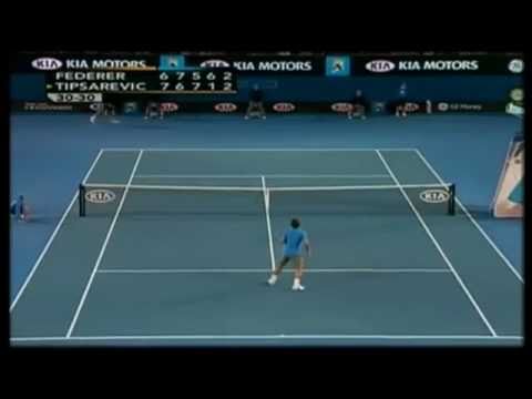 [HL] Roger Federer v. Janko Tipsarevic 2008 Australian Open [R3]