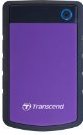 Transcend StoreJet 25H3 - Disco duro externo de 2 TB (ultra resistente de grado militar, 2.5", USB 3.0), morado