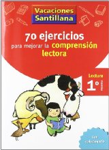 Vacaciónes Santillana, lectura, comprensión lectora, 1 Educación PriMaría. Cuaderno