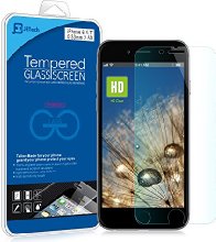 JETech® Vidrio Templado Protector de Pantalla Empaquetado al por Menor para iPhone 6 4.7 pulgadas