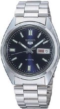 Seiko SNXS77 - Reloj analógico de caballero automático con correa de acero inoxidable plateada - sumergible a 30 metros