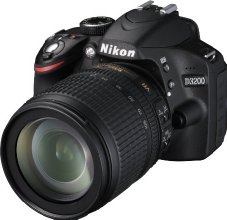 Nikon D3200 - Cámara réflex digital de 24 Mp (pantalla 2.9", estabilizador, vídeo Full HD), color negro - kit con objetivo AF-S DX 18-105mm f/5.6 VR