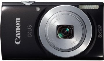 Canon IXUS 145 Digitalkamera (16 Megapixel, 8-fach opt. Zoom, 6,8 cm (2,6 Zoll) LCD-Display, HD-Ready) schwarz