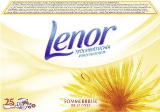 Lenor Trocknertücher Sommerbrise, 5er Pack (5 x 25 Stück)