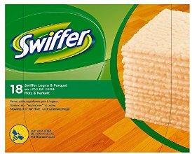 Swiffer Holz & Parkett Wischtücher Nachfüllpackung, 6er Pack (6 x 18 Tücher)