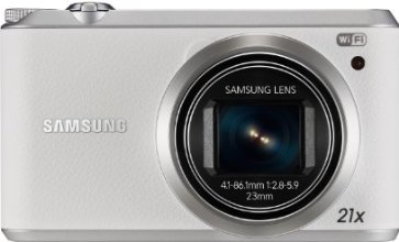 Samsung WB350F Smart Camera, 16.3 Megapixel, Display 3.0 Pollici, Bianco