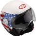 BHR 49918 Casco Demi-Jet Taglia S, Bandiera USA