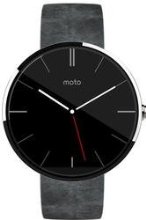 Motorola Moto 360 Montre connectée Android Wear pour appareil Android 4.3 et plus - Cuir Gris