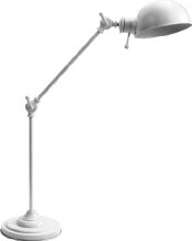 Navega Europa 8436547480265 Lampe de Bureau Industrielle Grand Format Acier Blanche