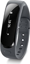 Huawei Talk Band B1 Bracelet d'activité avec Kit d'Oreillette Bluetooth pour Smartphone Gris