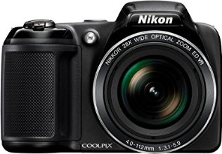 Nikon Coolpix L340 Appareil photo numérique compact 20,2 Mpix Écran LCD 3" Zoom optique 28X Noir