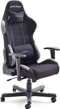 123-62505SG DX Racer Fauteuil de bureau pivotante avec coussin Noir/gris