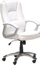 Weber Industries 84009 Boss Fauteuil de Bureau Polyuréthane Blanc