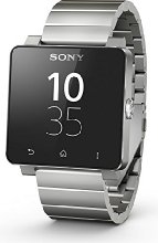 Sony SmartWatch 2 Montre Bluetooth/NFC pour Smartphone Android 4.0 Argent Métallique