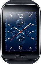 Samsung Gear S Montre GPS Noir/Bleu pour Smartphone