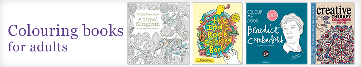 Colouring books for adults promotion