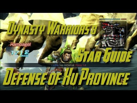 Dynasty Warriors 8 (Shu)  Defense of Xu Province Star Guide (English)