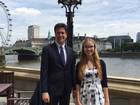 Ed Miliband and Louise Tomlinson