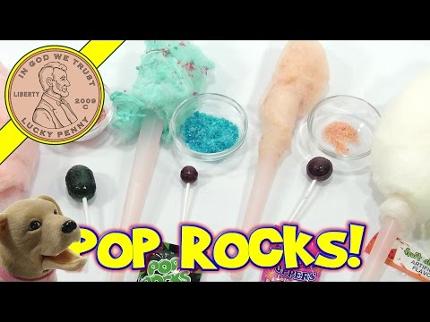 Pop Rocks Cotton Candy! Dum Dums, Blow Pops, Tootsie Pops & Apple Lollipops