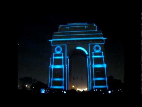 3D mapping on INDIA GATE