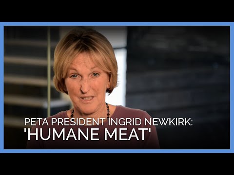 PETA President Ingrid E. Newkirk Discusses 'Humane Meat'