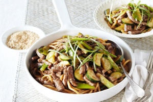 Beef teriyaki noodles