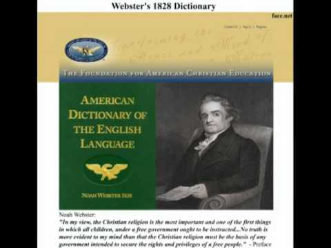 Webster's 1828 Dictionary