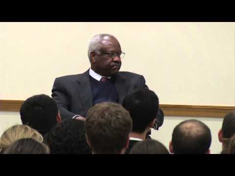 Justice Clarence Thomas visits HLS