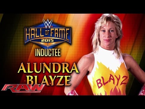 Alundra Blayze is announced for the WWE Hall of Fame Class of 2015: Raw, March 2, 2015