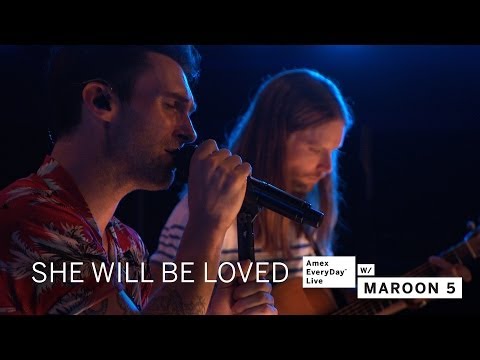 Maroon 5 - She Will Be Loved (Amex EveryDay LIVE)