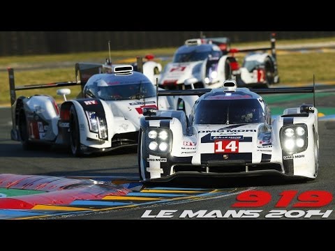 24 Hours Of Le Mans 2014 | Porsche 919 Hybrid on front Row