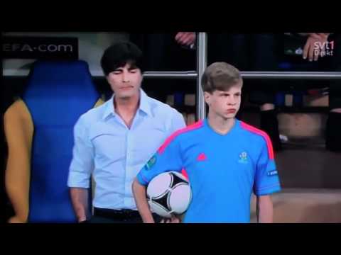 Joachim Loew and Ball Boy (Euro 2012) HILARIOUS (FULL HD) Germany vs. Netherlands (FUNNY JOKE)