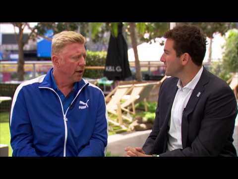 Melbourne 2015 Boris Becker Interview