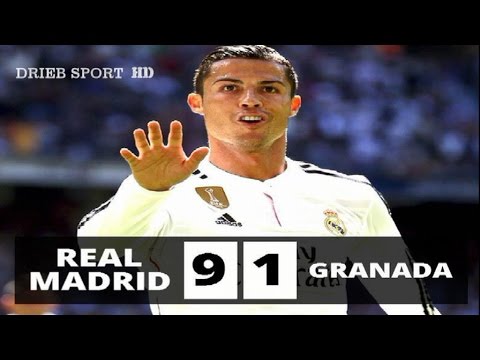 Real Madrid vs Granada  9-1 All Goals HD