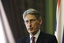 File- British Foreign Secretary Philip Hammond speaks during a joint press conference with Egyptian Foreign Minister Sameh Shukri, following their meeting at the Egyptian foreign ministry in Cairo, Egypt, Thursday, July 24, 2014.