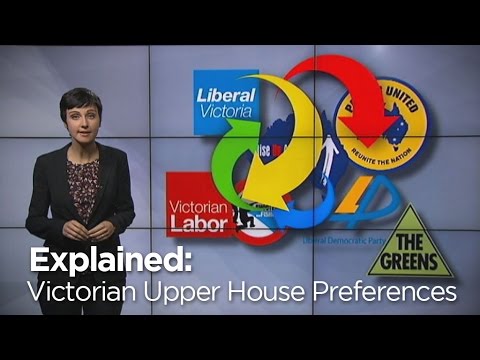 Victoria's Upper House preference deals explained