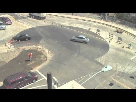 City of Roseville, CA - Downtown roundabout construction time lapse