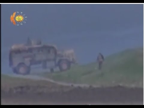 Kurdish Peshmerga Fighters Engaging ISIS in Mosul, Iraq