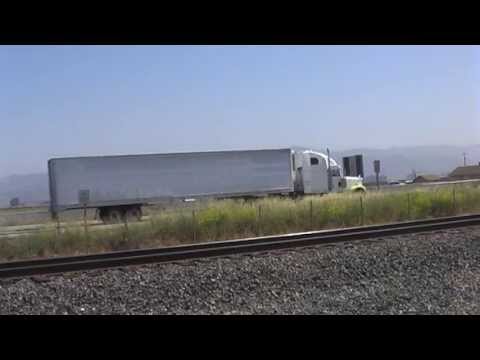 Trucks And Trains - Central California - USA - 2013