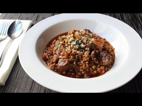 Beef and Barley Stew Recipe - How to Make Stewed Beef Shank with Barley