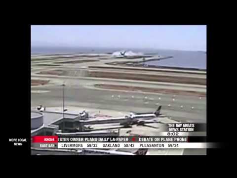 ASIANA FLIGHT 214 New Video Shows Entire Crash From Tower