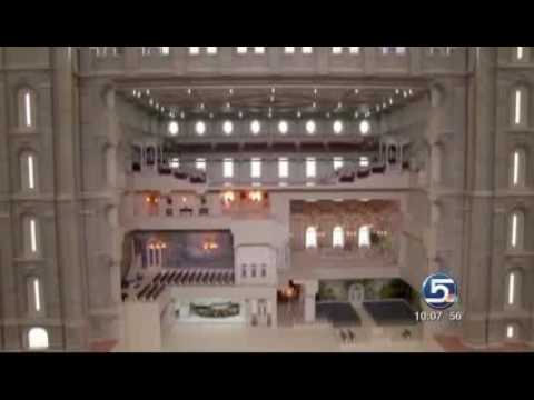 New Exhibit of Interior of Salt Lake Temple