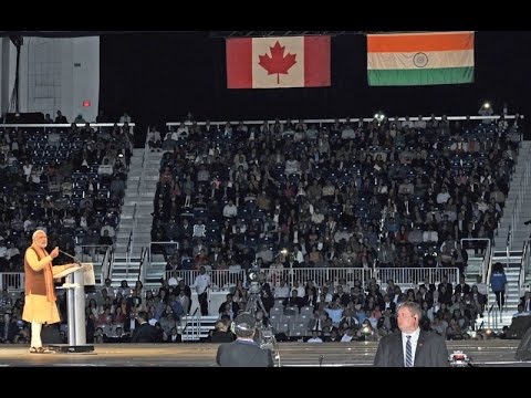 PM Modi at the Community Reception in Toronto