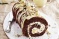 Chocolate honeycomb roulade...