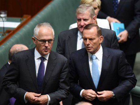 Malcolm Turnbull and Tony Abbott (AAP: Lukas Coch)