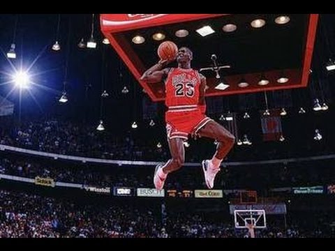 Michael Jordan Iconic Free Throw Line Dunk