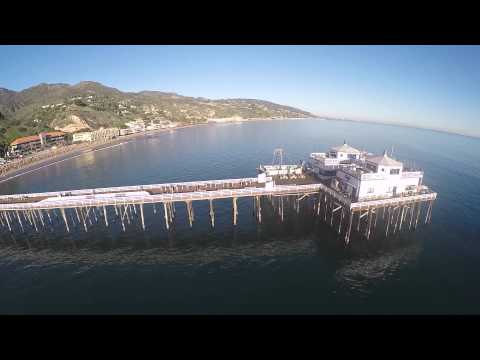 Malibu Pier filmed with the DJI phantom 2