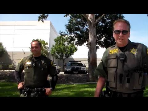 First Amendment Test Detained And Questioned By Orange County Sheriff @ Saddleback Station